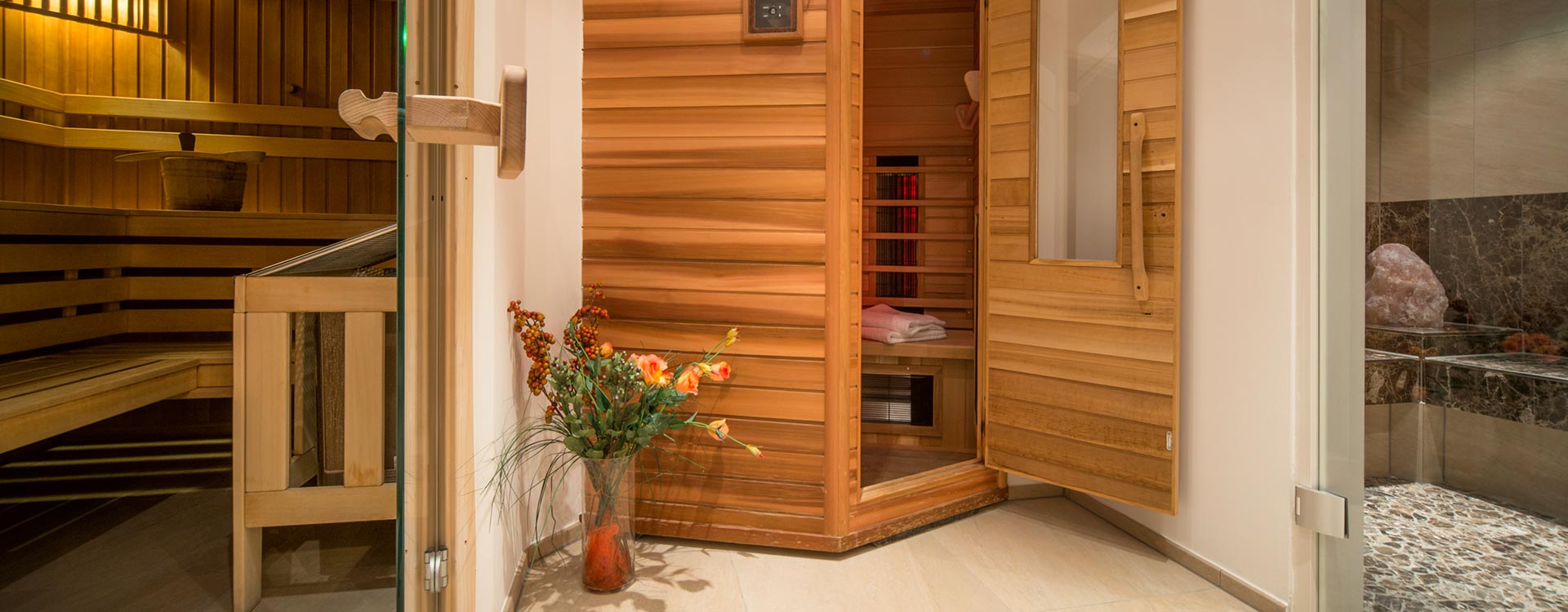 Finnish sauna - Infrared sauna - steam Sauna